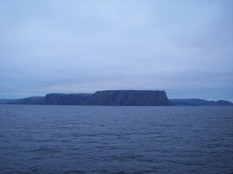 Das Nordkap vom Schiff aus gesehen