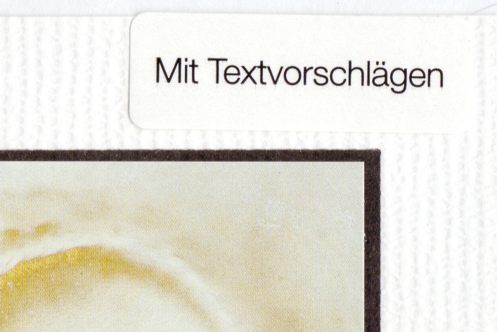 Trauerkarten mit Textbaustein