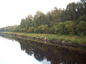 Angler am Moskwa-Kanal