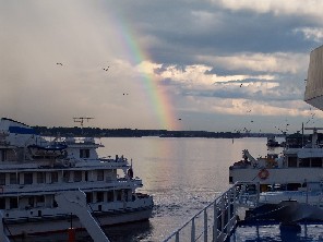 Regenbogen in Jaroslawl